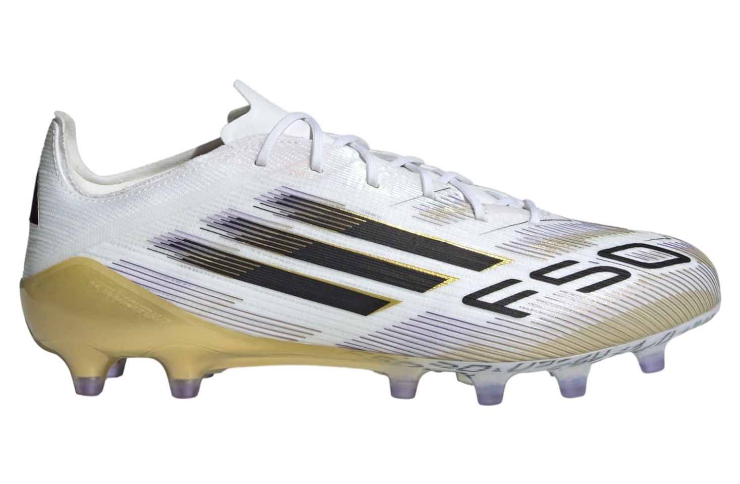 Adidas F50 Elite Ag Cloud White / Core Black / Gold Metallic