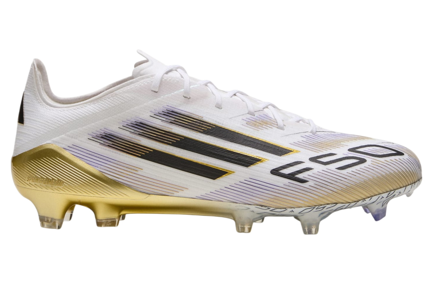 Adidas F50 Elite FG Cloud White / Core Black / Gold Metallic