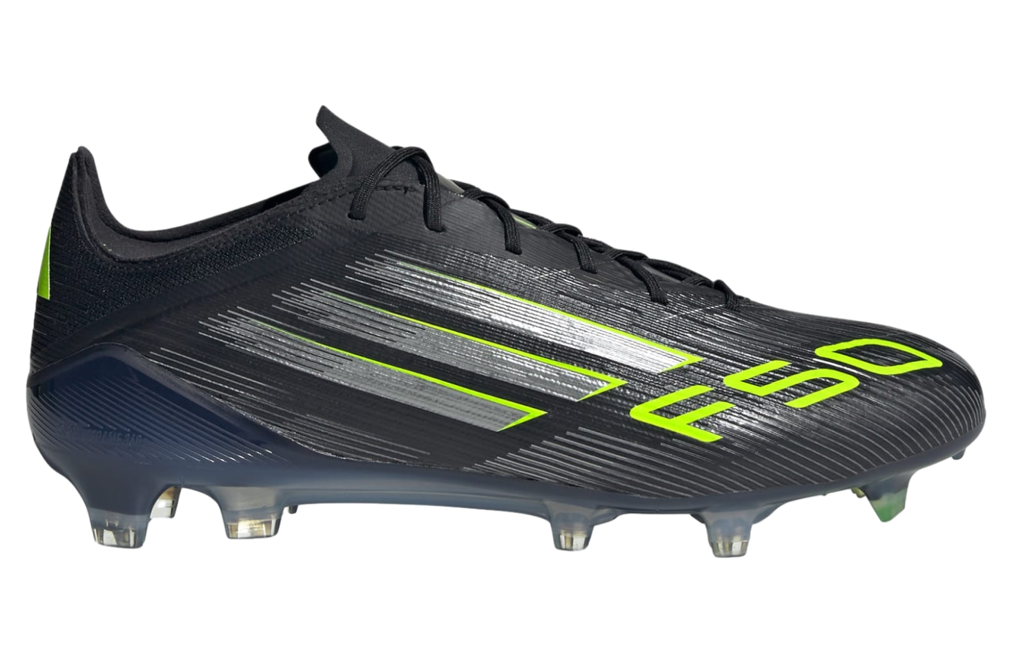 Adidas F50 Elite Fg Core Black / Iron Metallic / Lucid Lemon