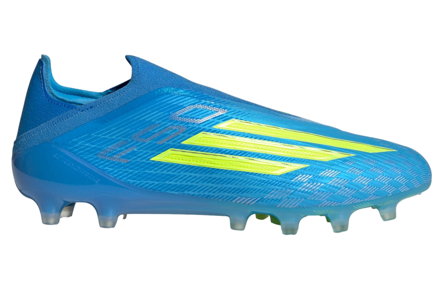 Adidas F50 Elite Laceless Artificial Ground Lucid Ray Blue / Team Solar Yellow 2