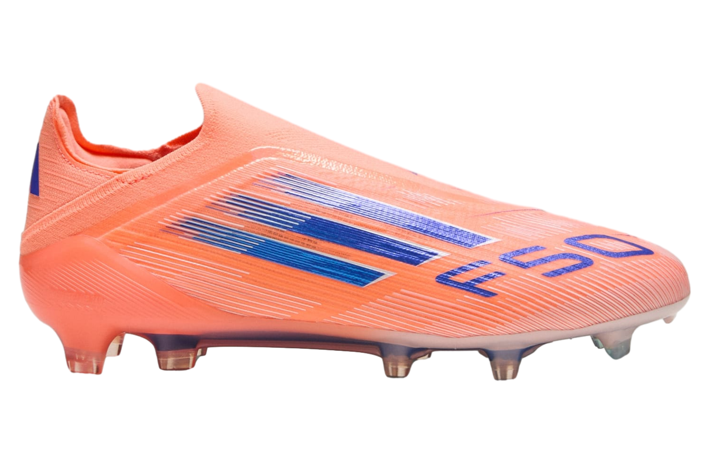 Adidas F50 Elite Laceless FG Beam Orange / Lucid Blue - Sep
