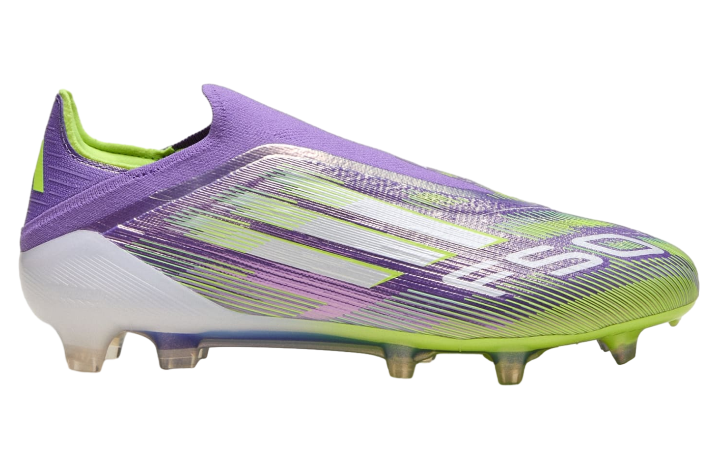 シューズ F50 ELITE FG 25.0 Adidas F50 Elite Laceless FG Purple Rush / Cloud White - Jun