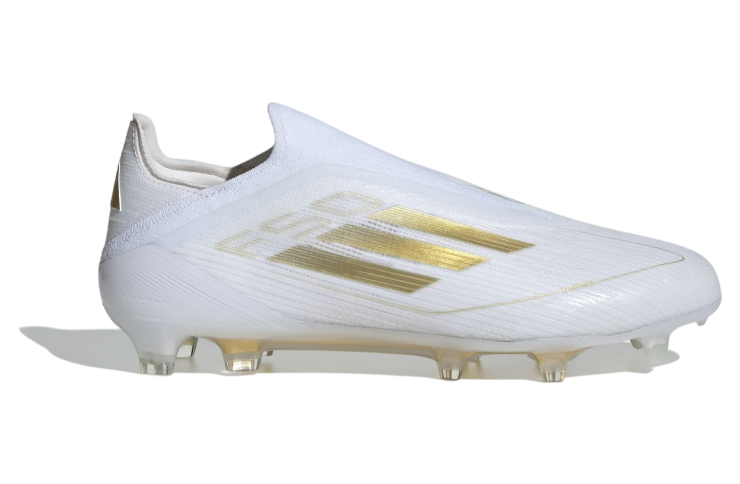 Adidas F50 Laceless Elite FG WMNS Cloud White / Gold Metallic