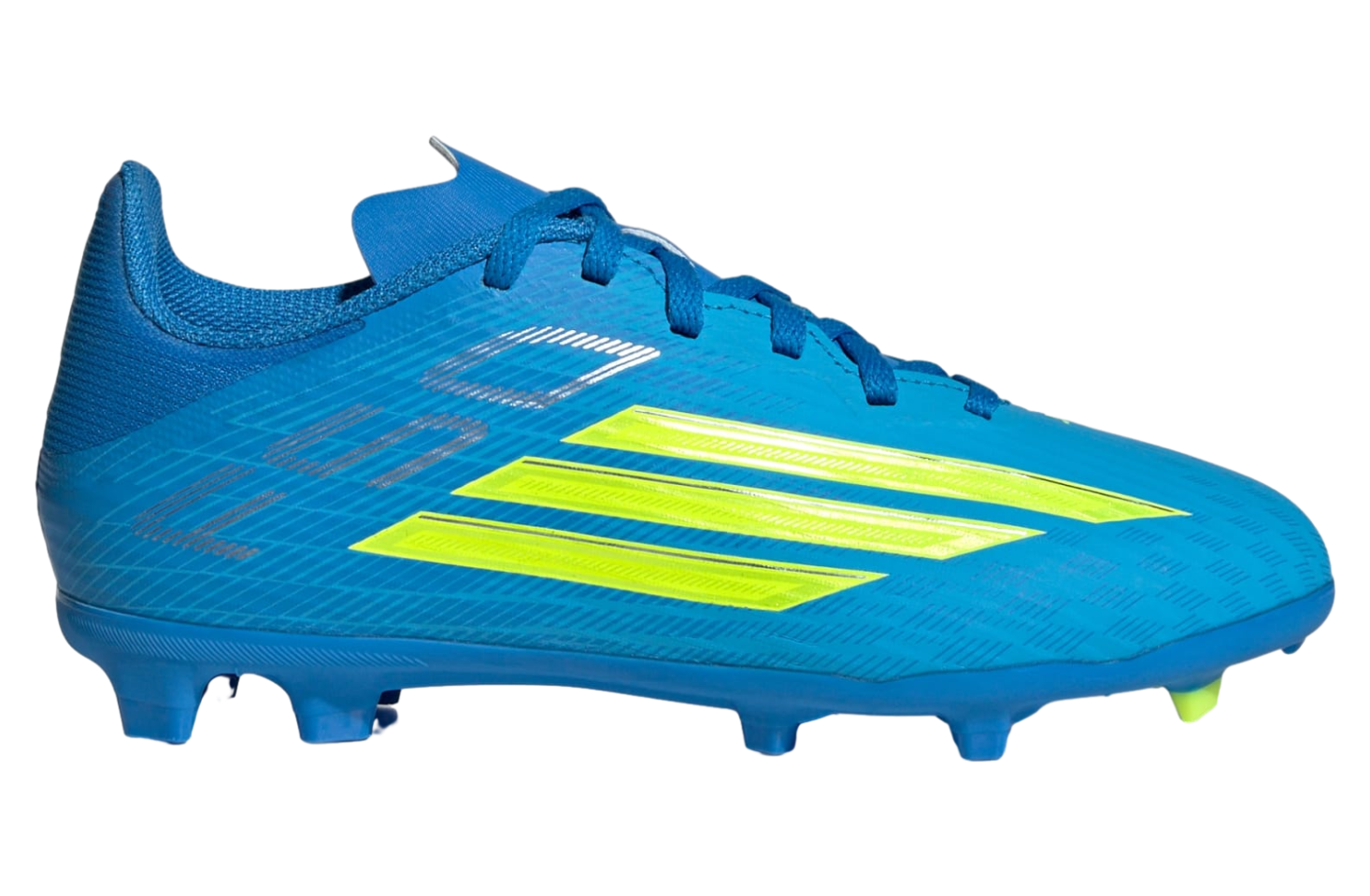 Adidas F50 League FG / Multi Ground GS Lucid Ray Blue / Team Solar Yellow 2