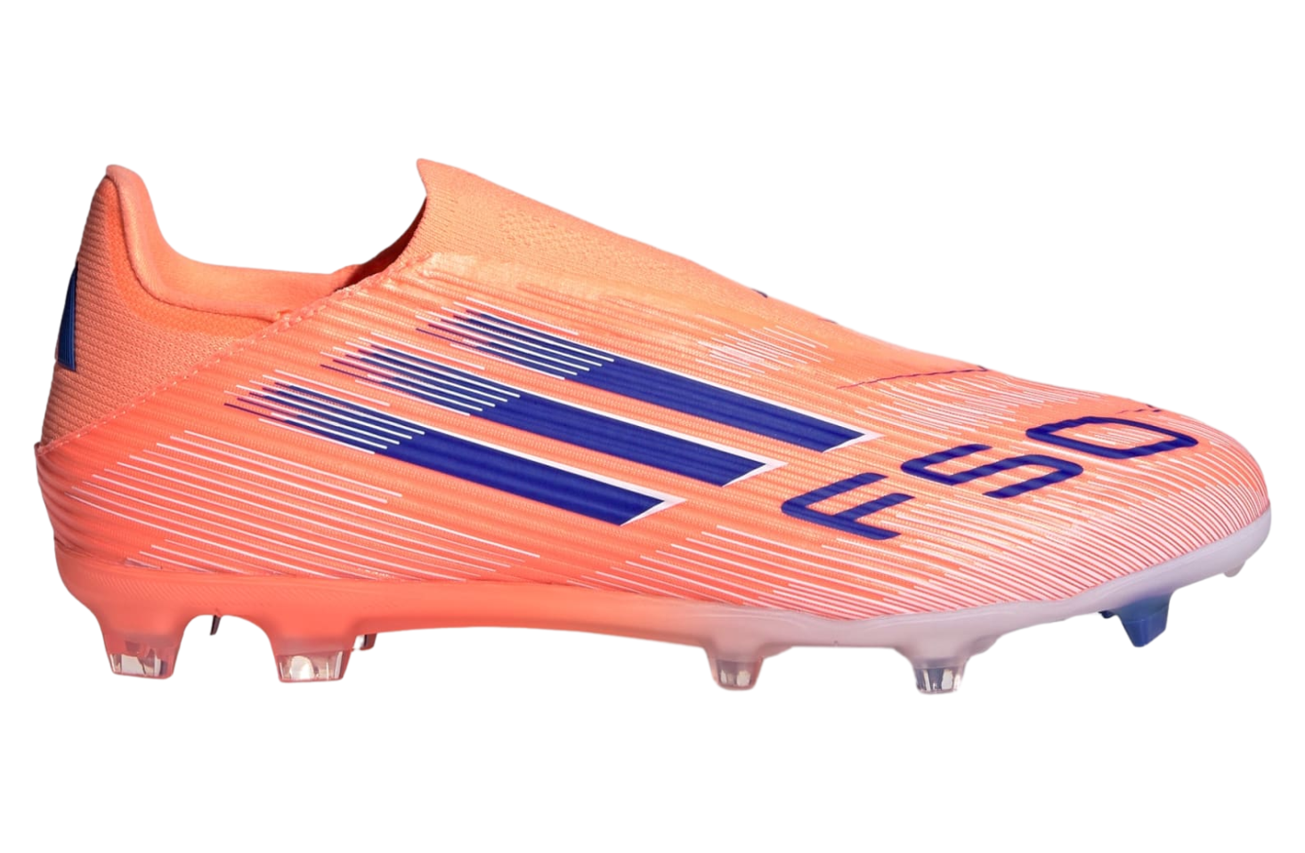 Adidas F50 League Laceless FG/MG Beam Orange / Lucid Blue