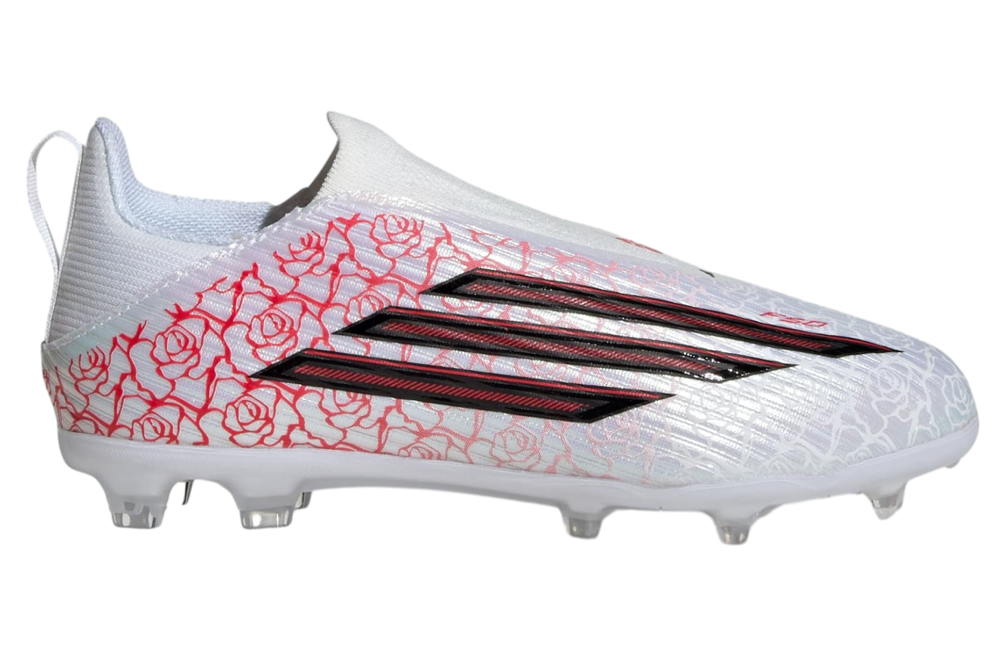 Adidas F50 League Lamine Yamal Laceless FG GS Cloud White / Core Black