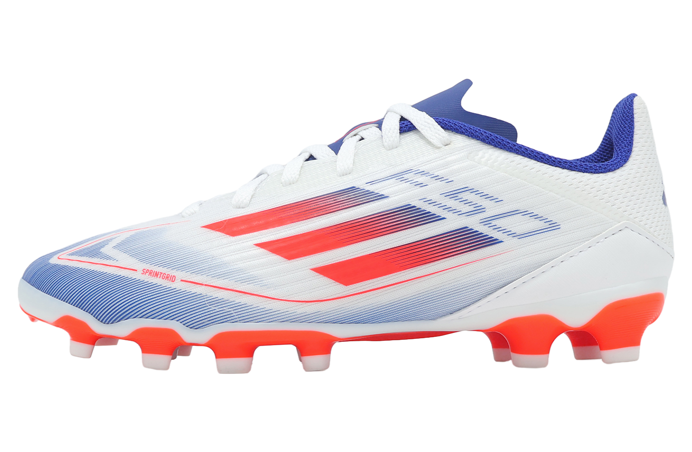 Adidas F50 League MG J GS Cloud White / Solar Red