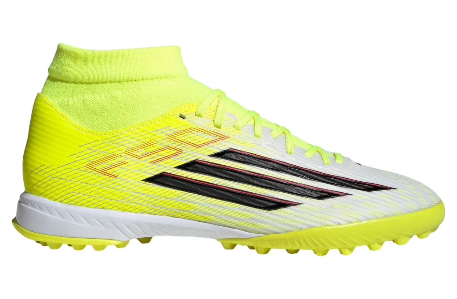 Adidas F50 League Mid Cut Turf Team Solar Yellow 2 / Core Black