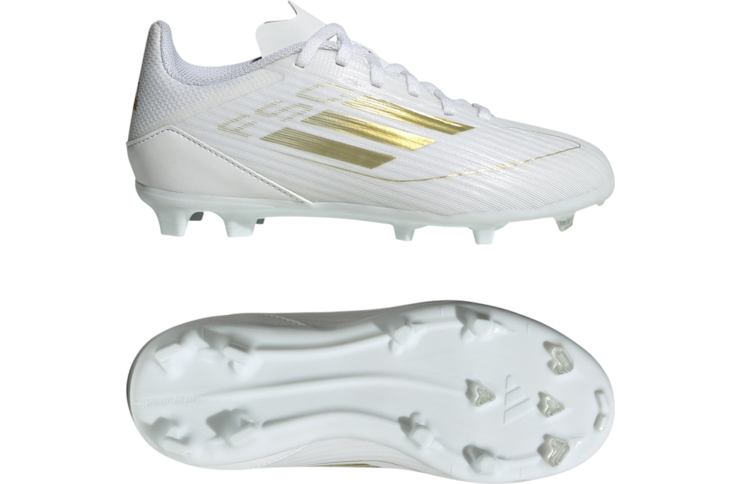 Adidas F50 League Multi-Ground GS Cloud White / Gold Metallic