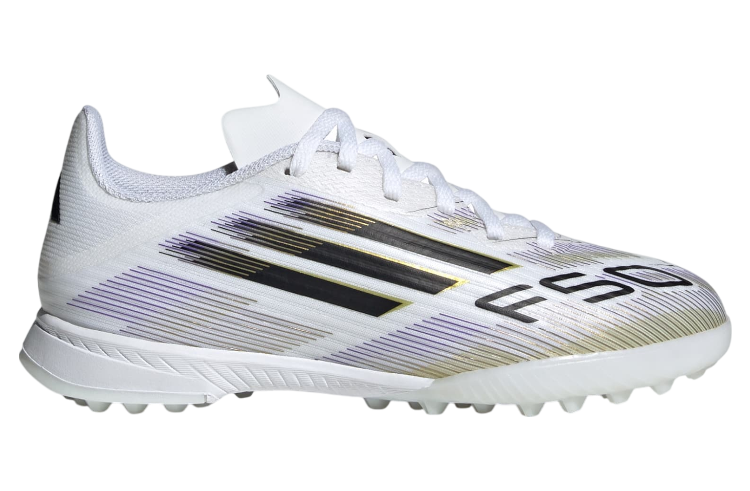 Adidas F50 League Turf GS Cloud White / Core Black / Silver