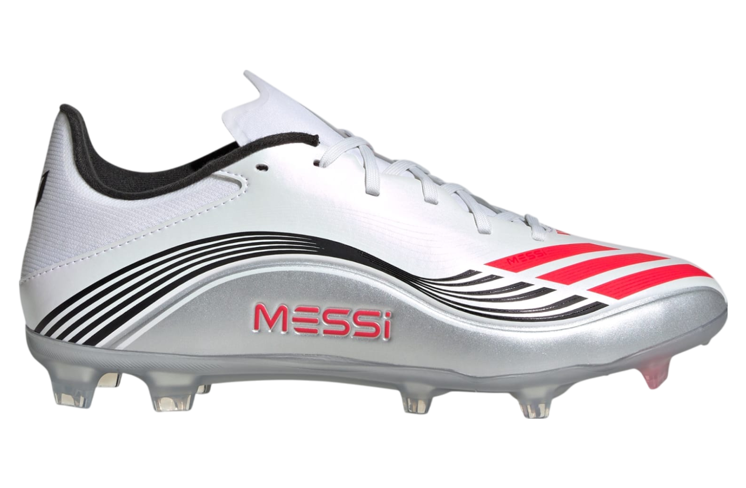 ★人気★ Adidas Messi F50 League FG/MG Cloud White Adidas F50 Messi League FG/MG Cloud White / Lucid Red - Jun