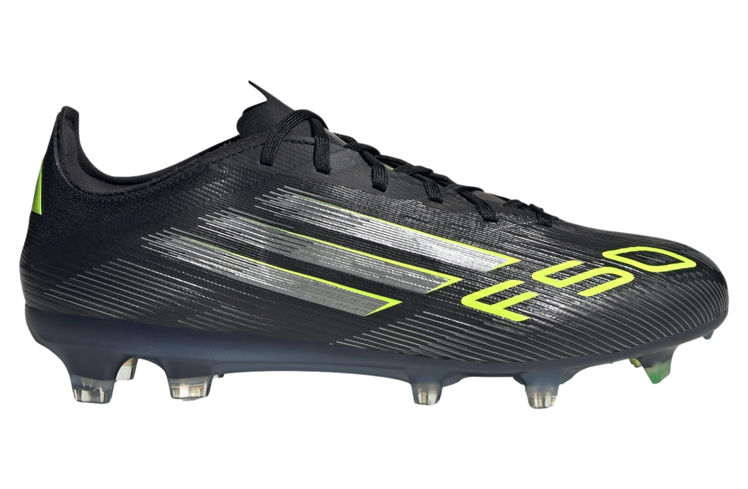 Adidas F50 Pro Fg Core Black / Iron Metallic / Lucid Lemon