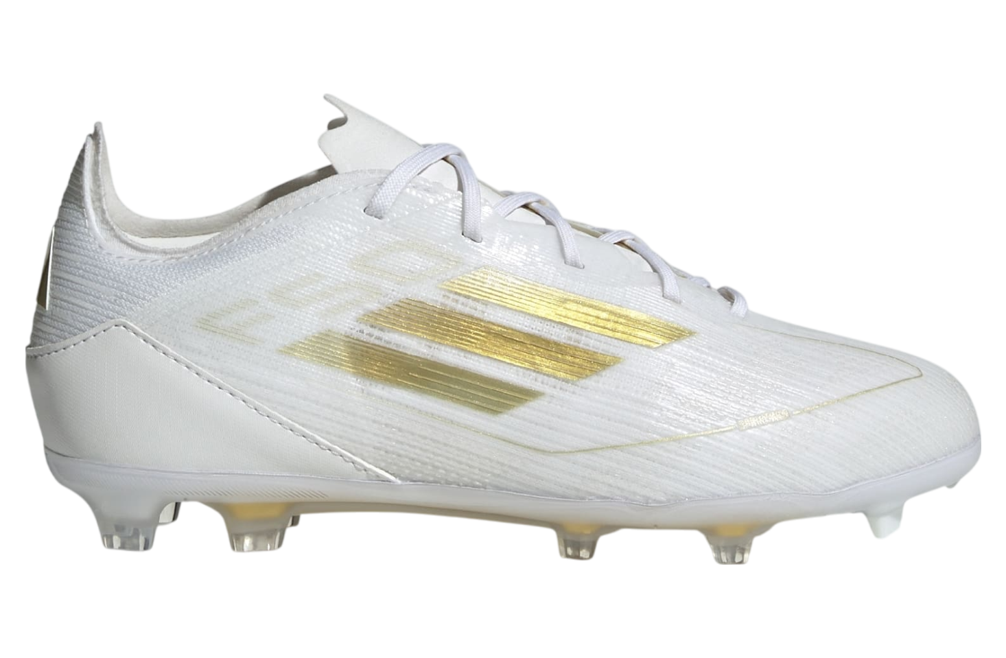 Adidas F50 Pro FG GS Cloud White / Gold Metallic