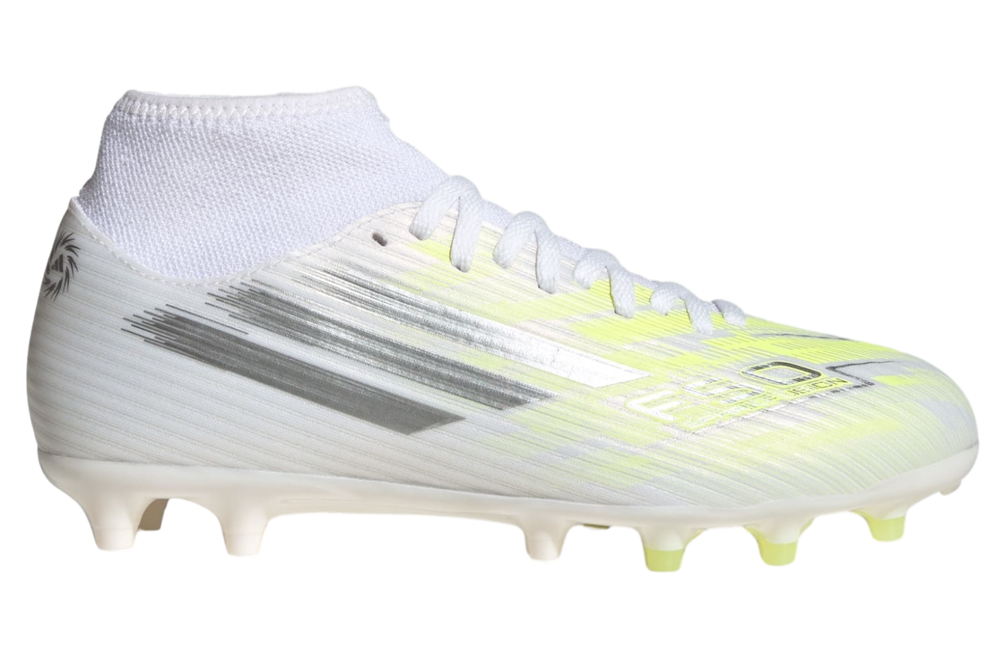 Adidas F50 Sparkfusion Club Mid Cut FG / Artificial Ground WMNS Cloud White / Iron Metallic