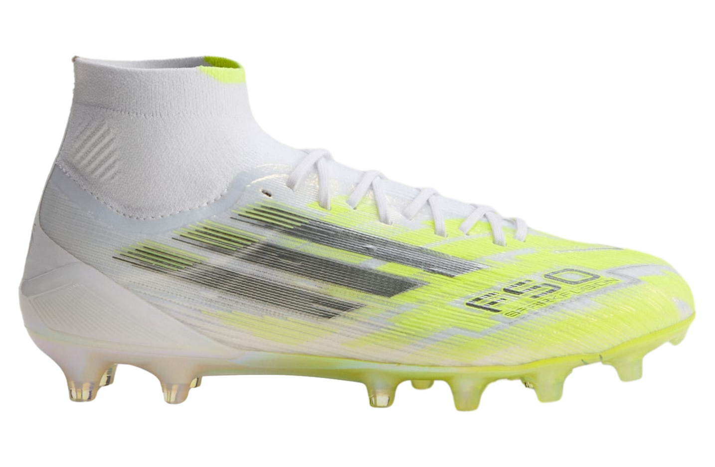 Adidas F50 Sparkfusion Elite Mid Cut FG / Artificial Ground WMNS Cloud White / Iron Metallic