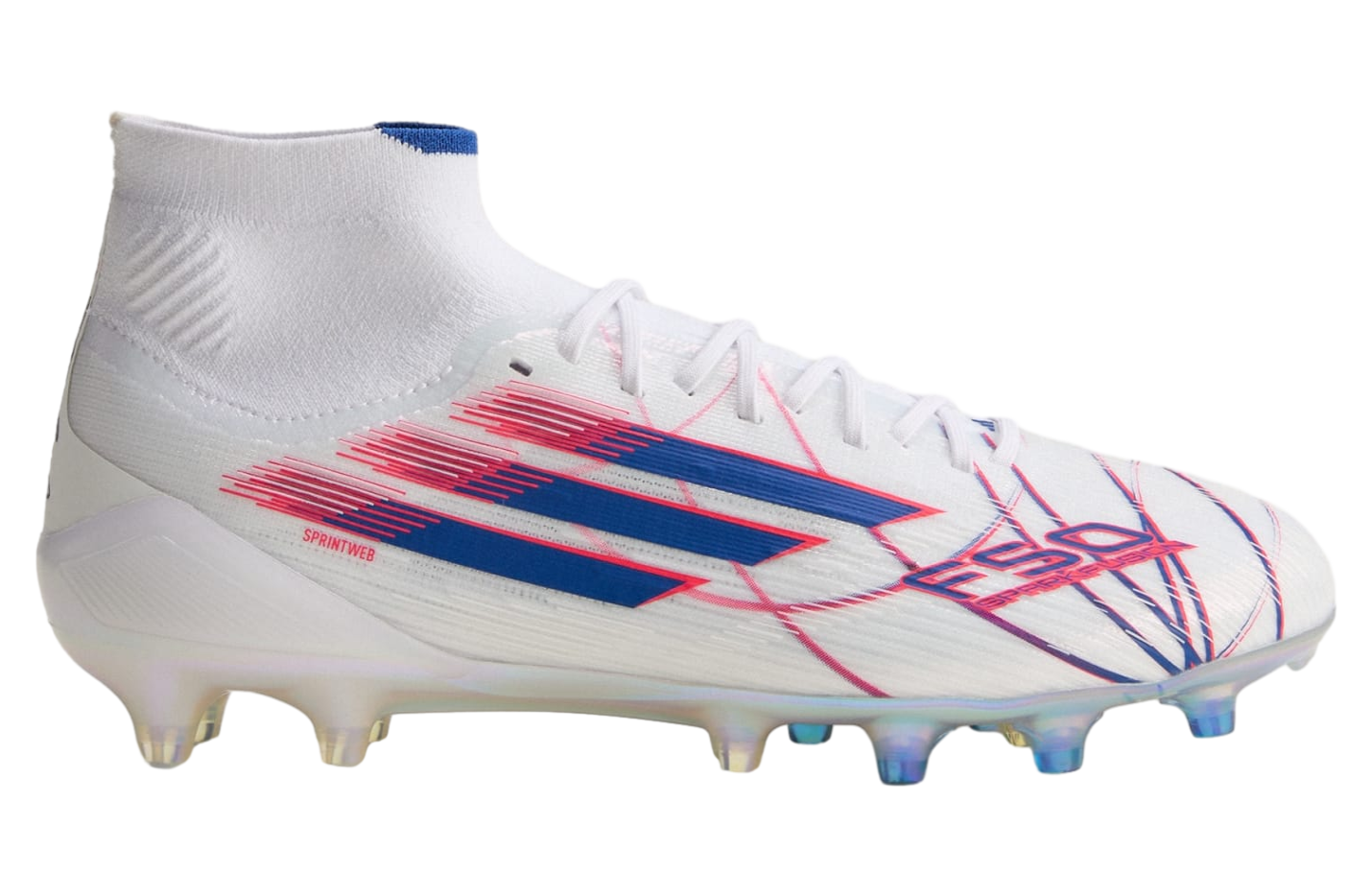 Adidas F50 Sparkfusion Elite Mid FG / Artificial Ground WMNS Cloud White / Royal Blue