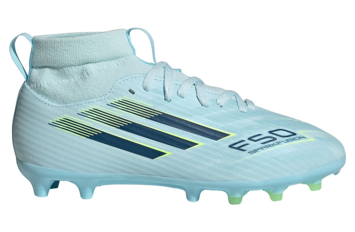 Adidas F50 Sparkfusion League Mid Cut FG / Artificial Ground GS Almost Blue / Dusky Petrol