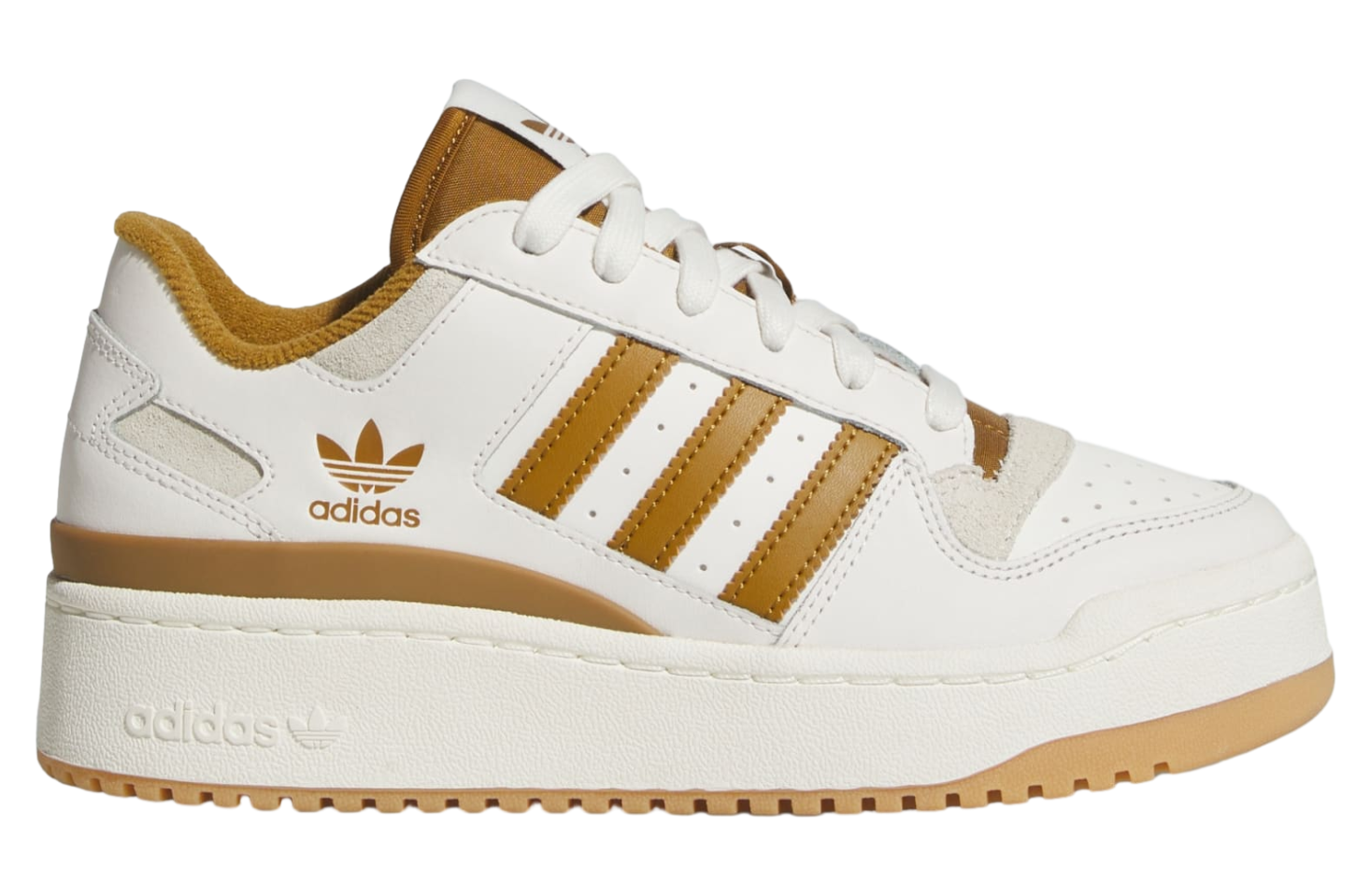 Adidas Forum Bold Stripes WMNS Cloud White / Bronze Strata