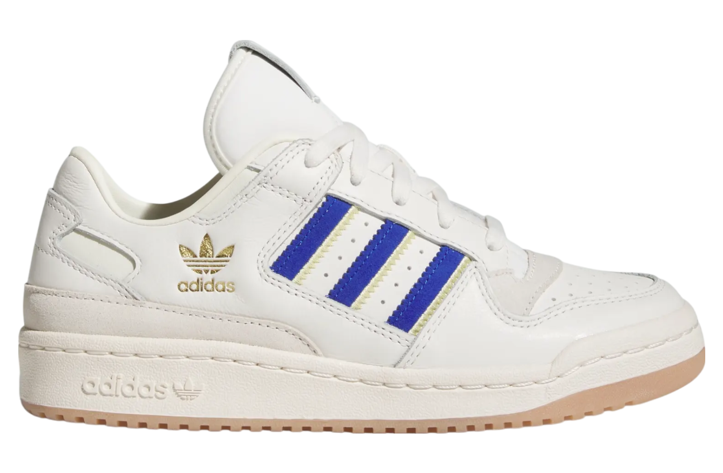 Adidas Forum Low CL WMNS Cloud White / Blue / Yellow