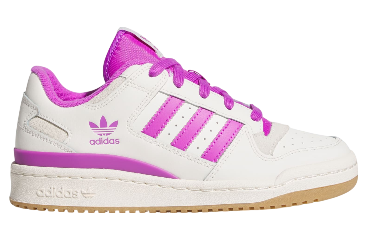 Adidas Forum Low CL WMNS Cloud White / Purple Burst