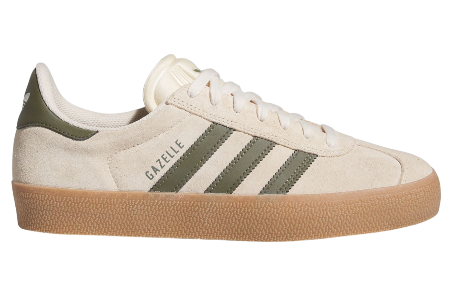 Adidas Gazelle Adv WMNS Ecru Tint Focus Olive Gum Aug 2024 IH3351 KicksOnFire