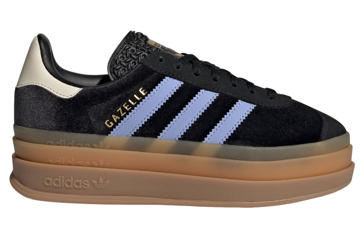 Adidas Gazelle Bold GS Core Black / Blue Spark