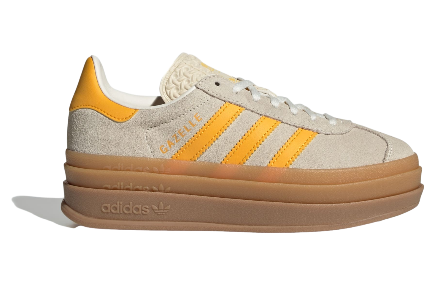 Adidas Gazelle Bold GS Wonder White / Crew Yellow