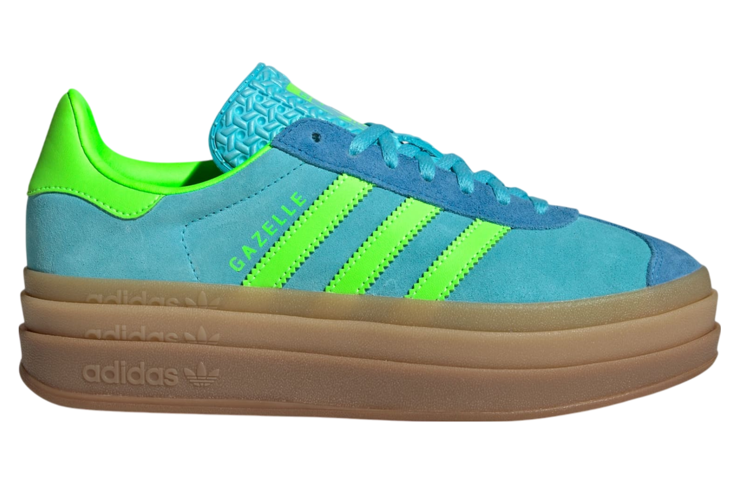 Adidas Gazelle Bold WMNS Blue Glow / Solar Green