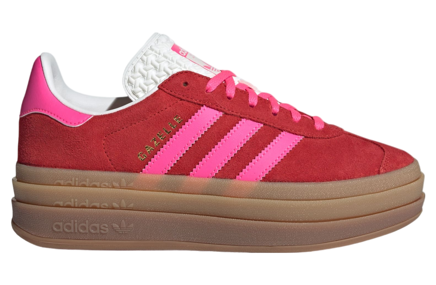 Adidas Gazelle Bold WMNS Collegiate Red / Lucid Pink