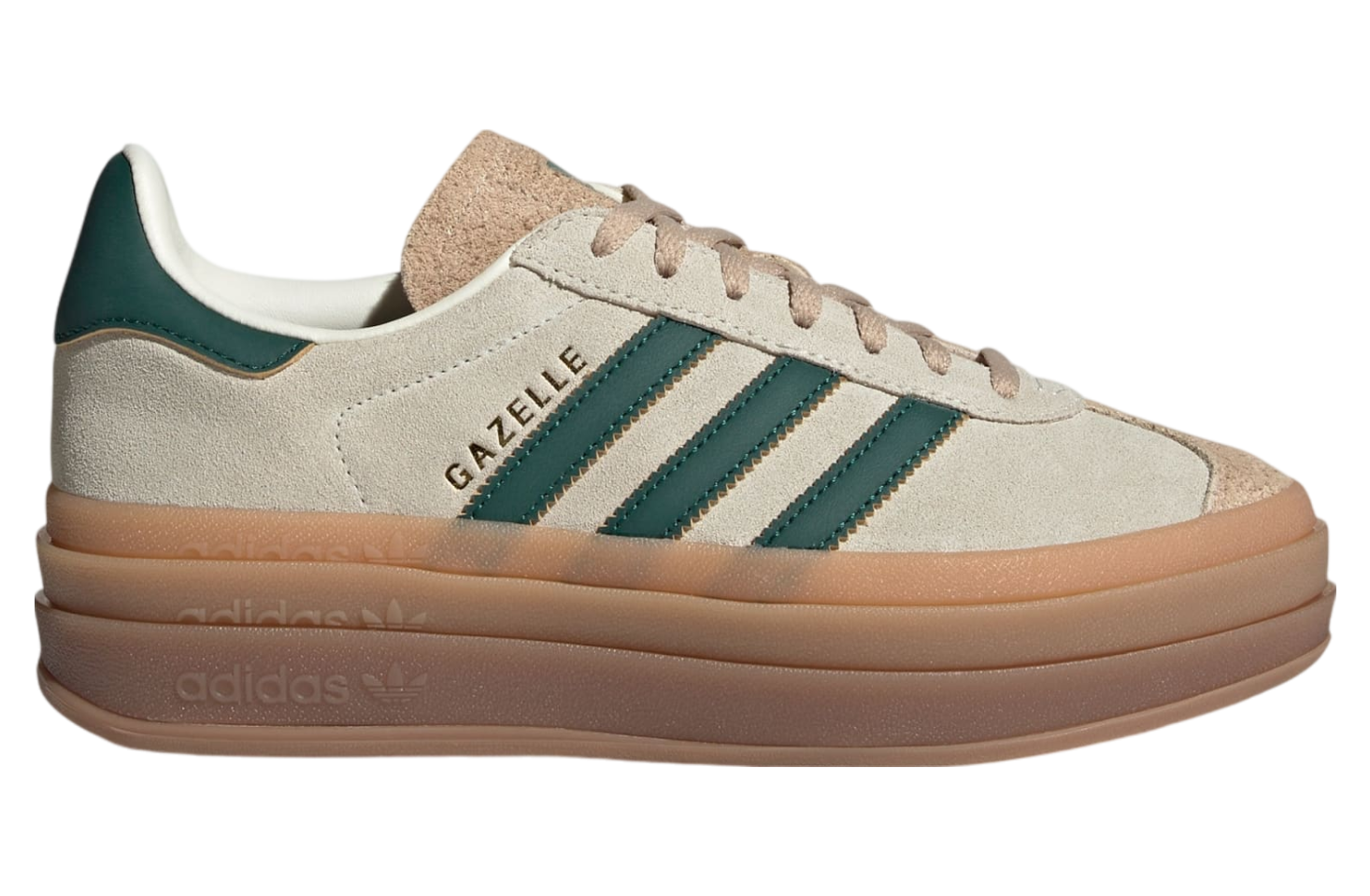 Adidas Gazelle Bold WMNS Cream White / Collegiate Green