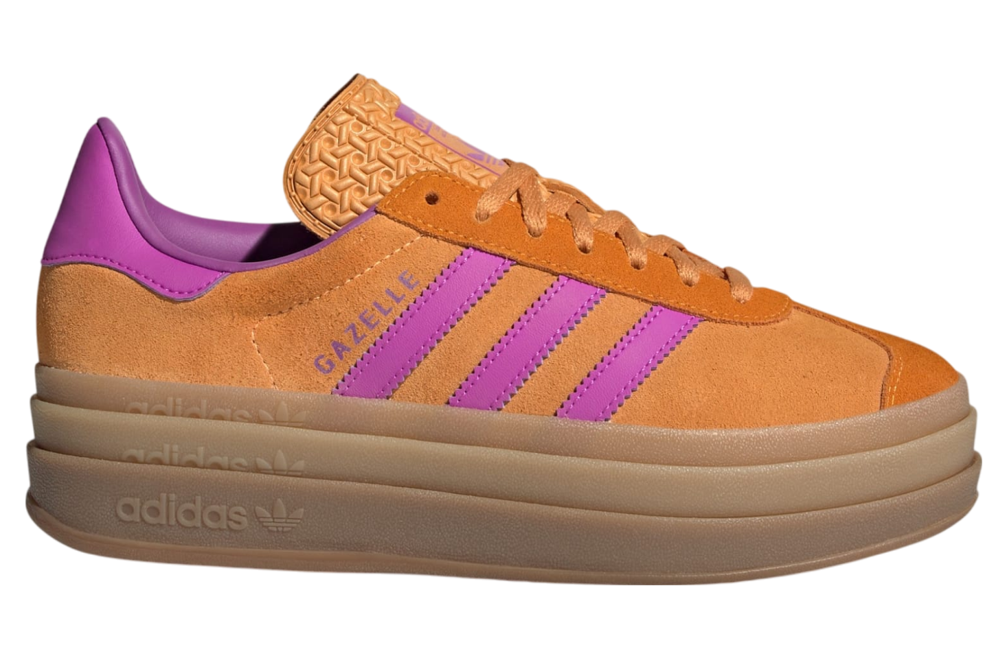 Adidas Gazelle Bold WMNS Flash Orange / Purple Burst