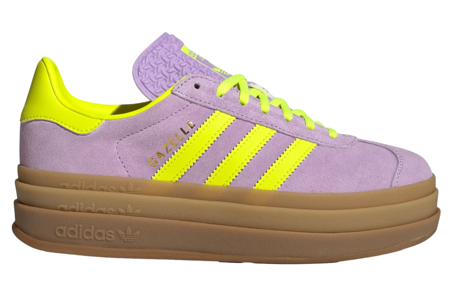 Adidas Gazelle Bold WMNS Powder Plum / Solar Yellow