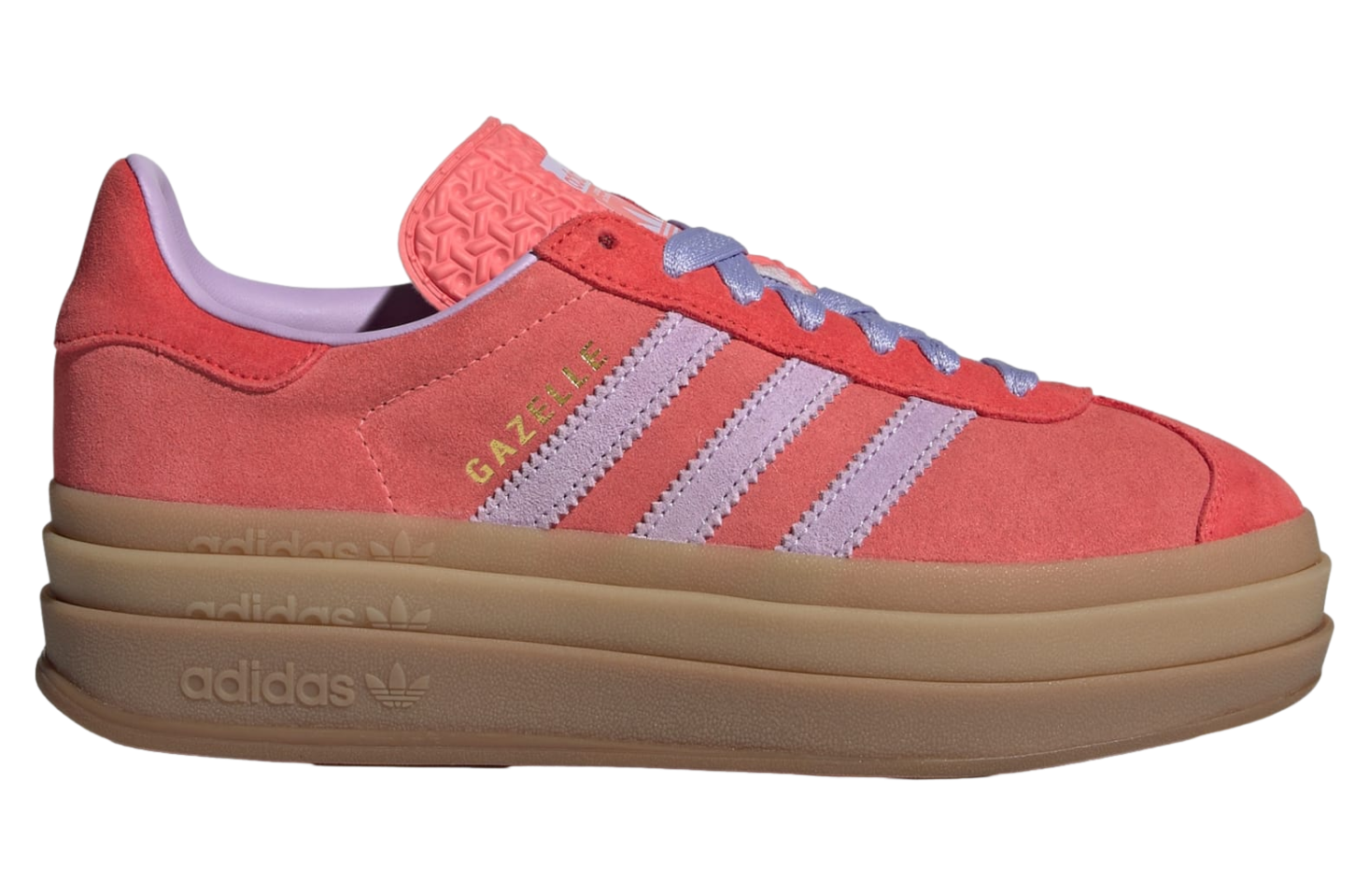Adidas Gazelle Bold WMNS Semi Flash Red / Powder Plum