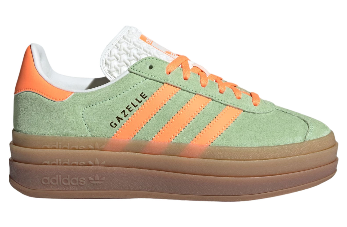 Adidas Gazelle Bold WMNS Semi Green Spark / Screaming Orange