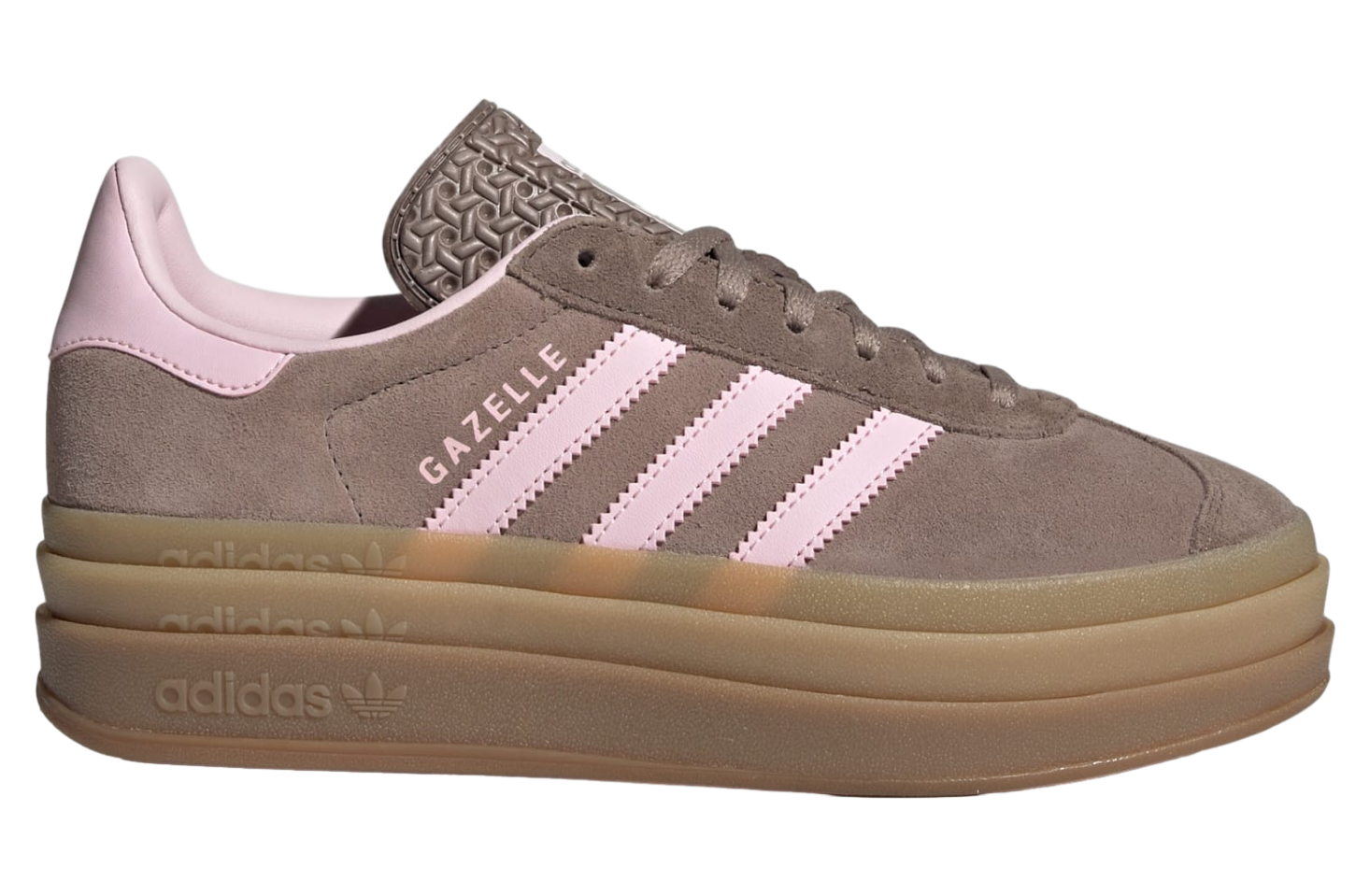 Adidas Gazelle Bold WMNS Trace Brown / Clear Pink