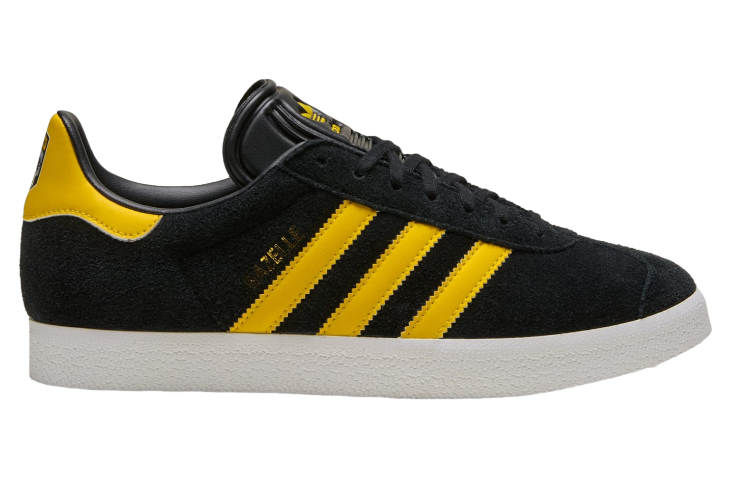 adidas GAZELLE ブラック/イエロー Adidas Gazelle Bold Layer Sole Platform Womens Trainer Black