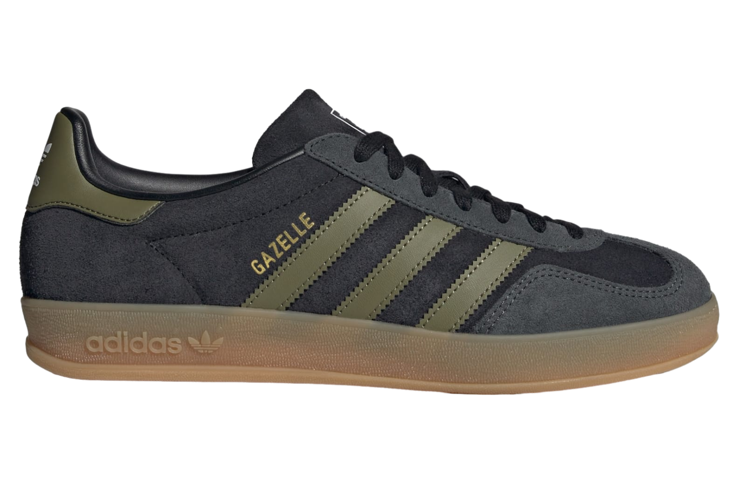 Adidas Gazelle Indoor Core Black / Focus Olive
