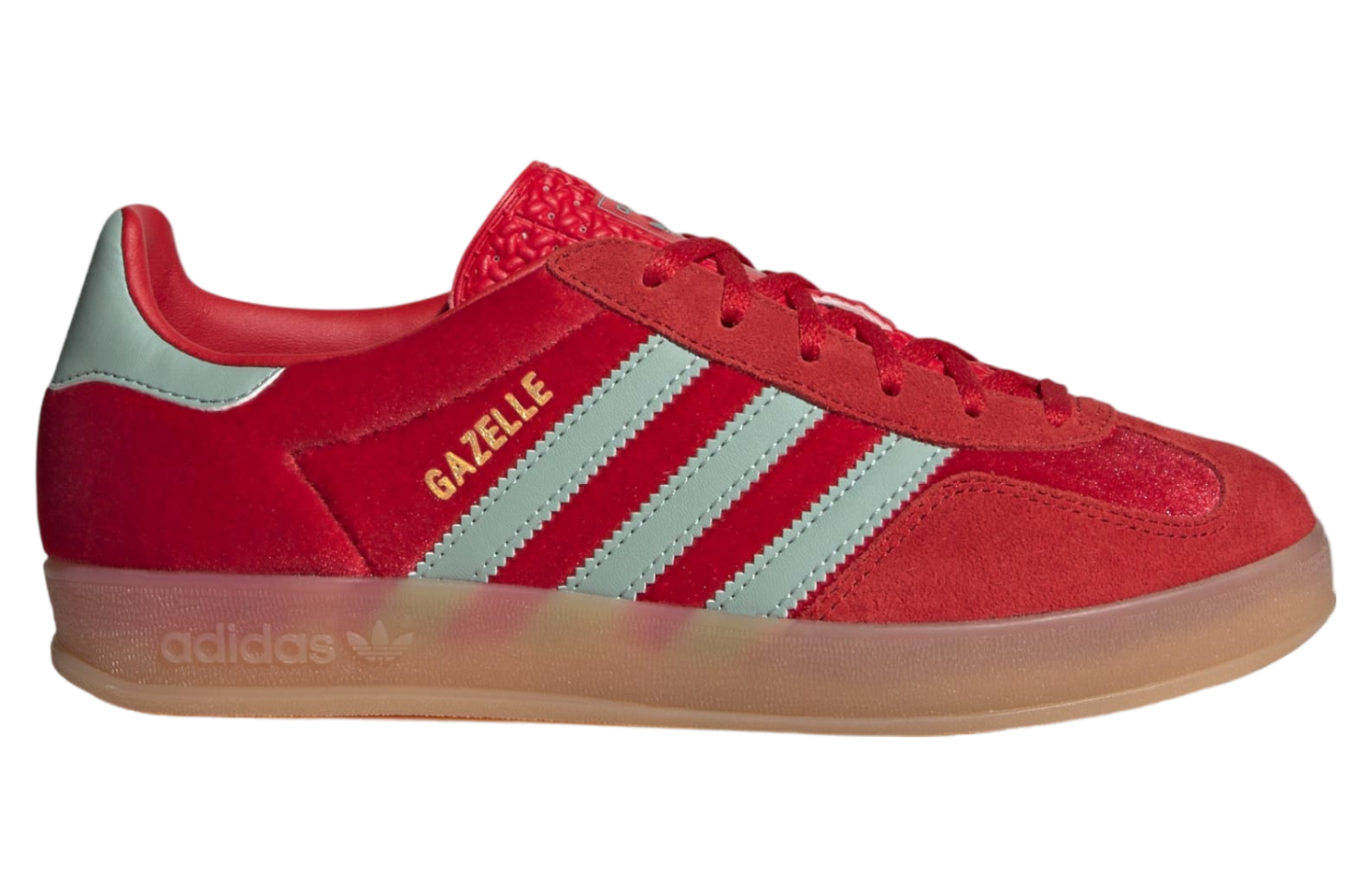 Adidas Gazelle Indoor WMNS Better Scarlet / Hazy Green