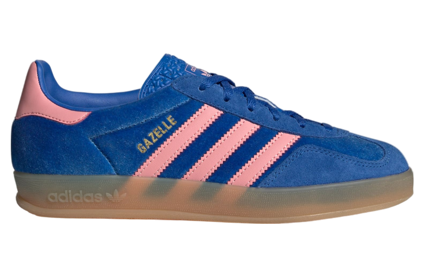 Adidas Gazelle Indoor WMNS Blue / Semi Pink Spark / Gum