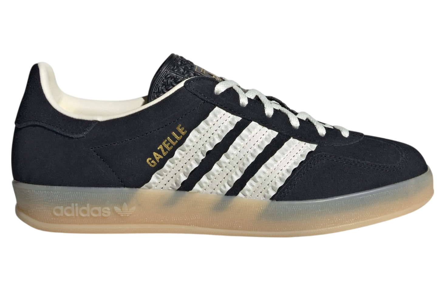 Adidas Gazelle Indoor WMNS Core Black / Cream White - Jul