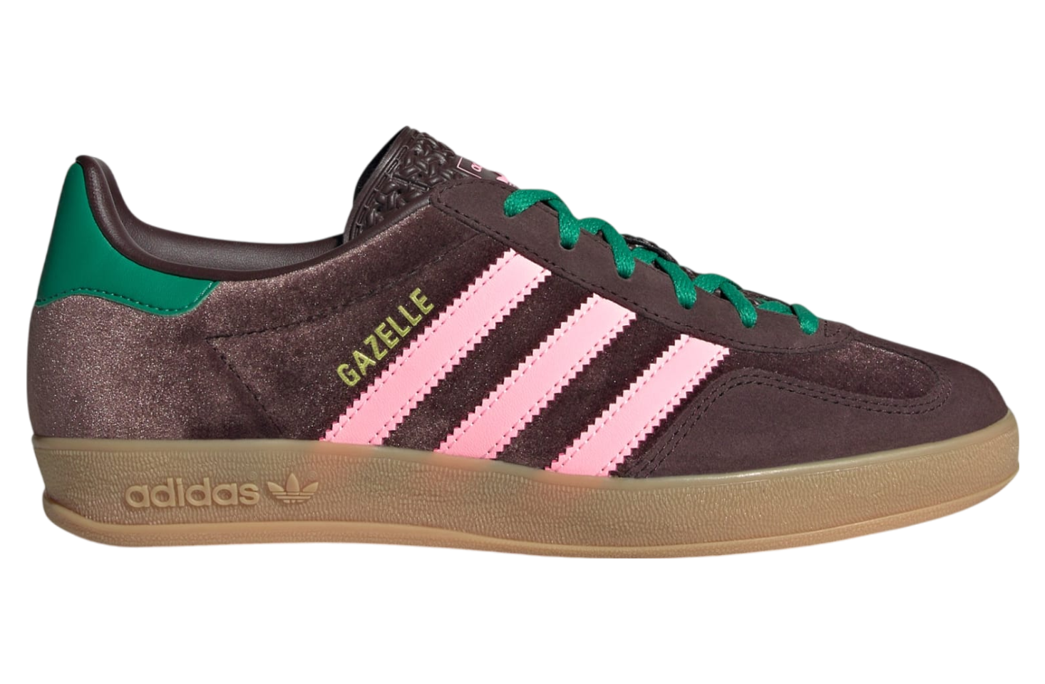 Adidas Gazelle Indoor WMNS Dark Brown / Glow Pink