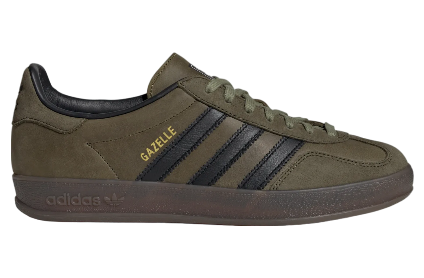 Adidas Gazelle Indoor WMNS Focus Olive / Core Black / Gum