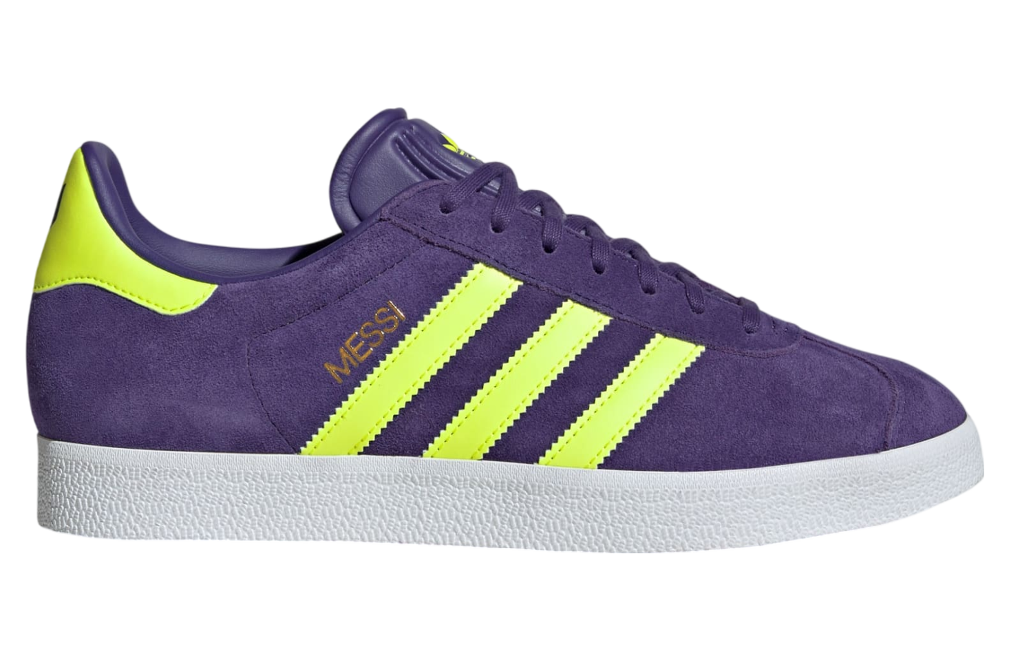 Adidas Gazelle Messi Soccer Purple / Lucid Lemon