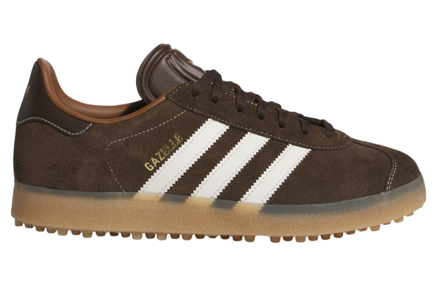 Adidas Gazelle Spikeless Dark Brown / Chalk White