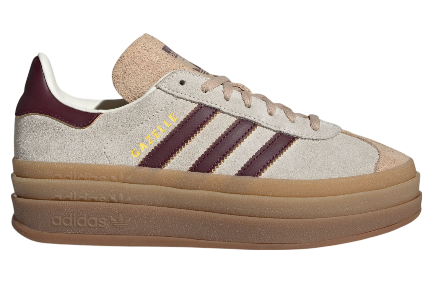 Adidas Gazelle WMNS Cream White / Maroon