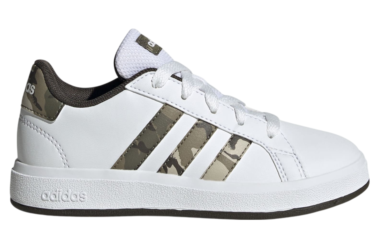 Adidas Grand Court 2.0 K GS Cloud White / Olive Strata