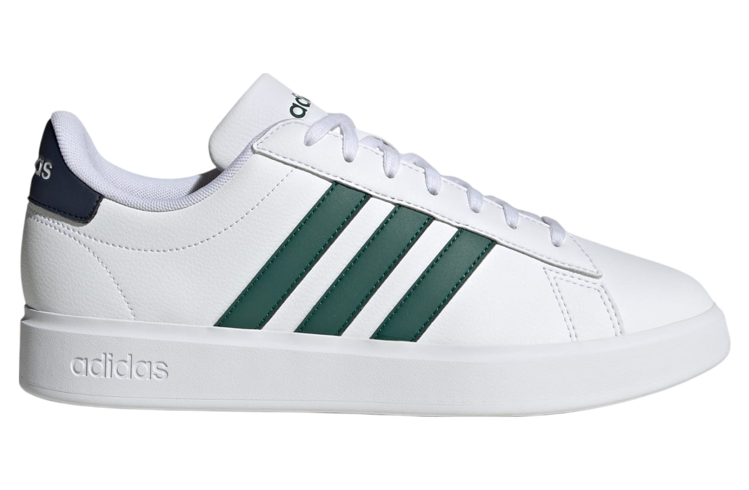 Adidas white and green tennis shoes best sale