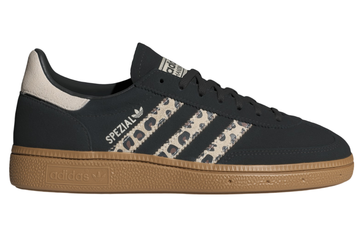 Adidas Handball Spezial WMNS Core Black / Leopard / Gum