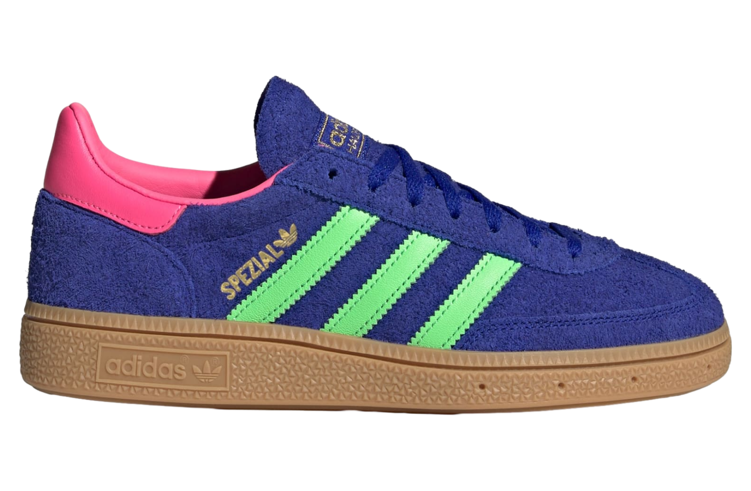 Adidas Handball Spezial WMNS Lucid Blue / Lime Burst - Aug