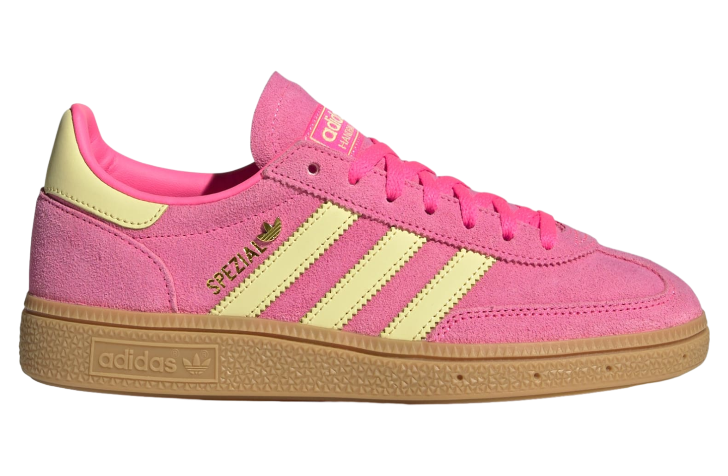 Adidas Handball Spezial WMNS Lucid Pink / Almost Yellow / Gold Metallic